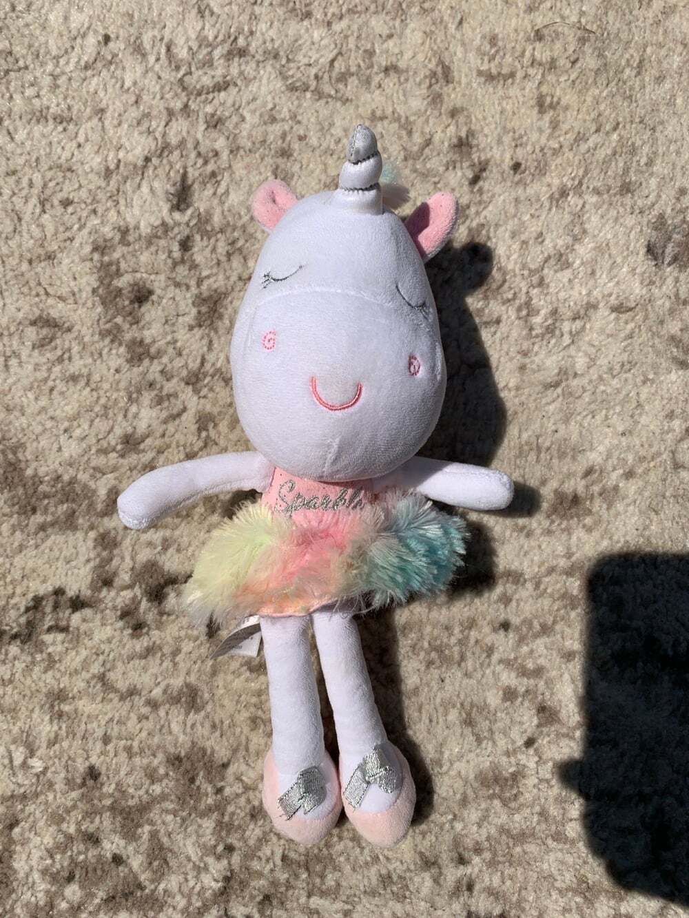 Baby Sarters Sparkles Unicorn Ballerina plush